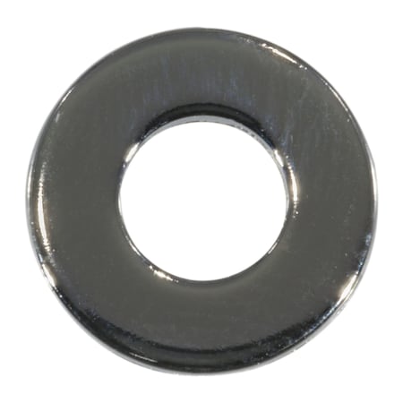 Flat Washer, Fits Bolt Size #10 ,Steel Chrome Plated Finish, 10 PK